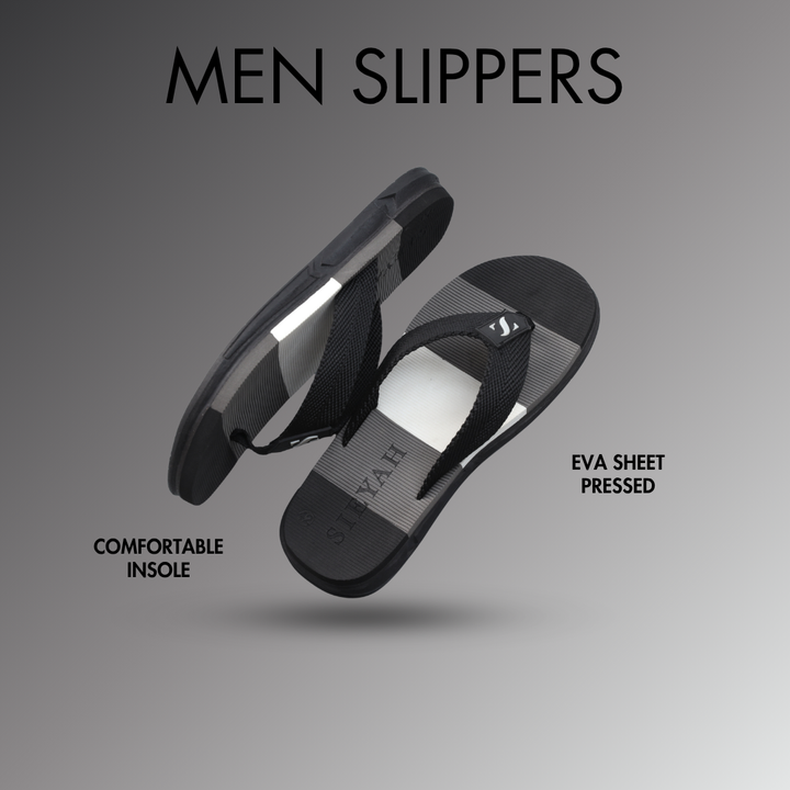 Bundle of 3 – Men’s Black Slippers | Save Rs.1000 | Sieyah - Sieyah