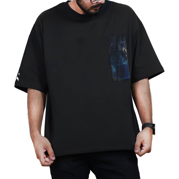 DROP SHOULDER ABSTRACTION T-SHIRT - Sieyah - Sieyah - sieyah -