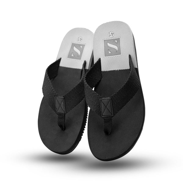 Men Black Slippers B-G 01 - Sieyah - Sieyah - sieyah - Slipper