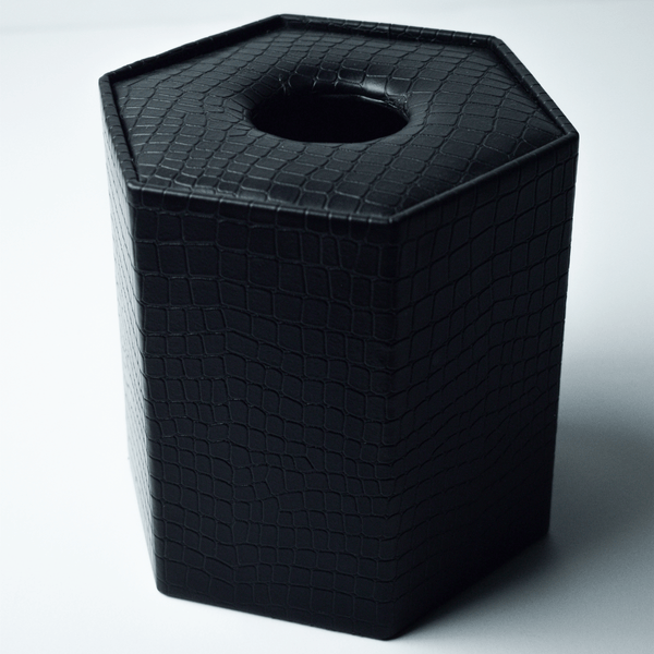 Leather Tissue Box Round - Sieyah - Sieyah - sieyah - Tissue Box