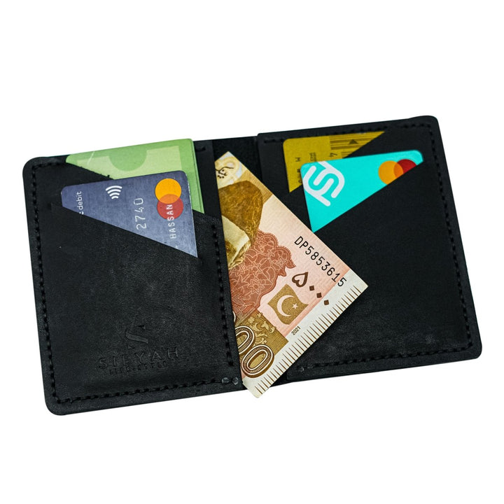 Vertical Bi-Fold Wallet - Sieyah - Sieyah - sieyah - wallet